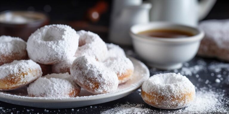 Mini pączki z suchych drożdży - przepis